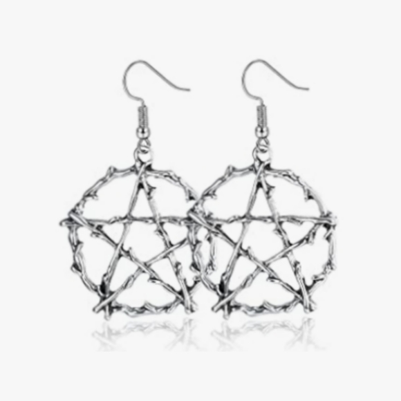 Jewelry - **RESERVED FOR PTK**NWOT Pentacle Earrings